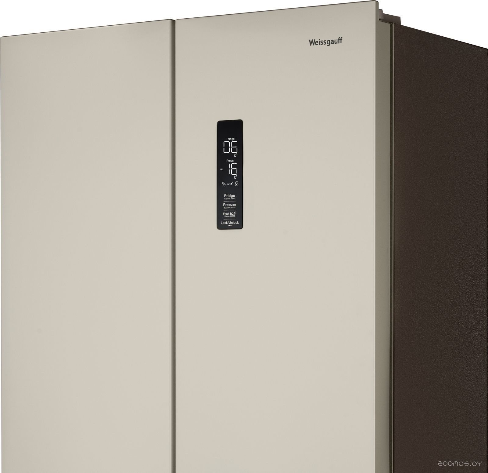 Четырёхдверный холодильник Weissgauff WCD 450 Be NoFrost Inverter, фото 10