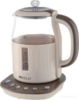 Электрический чайник Kelli KL-1373 (кофейный)
