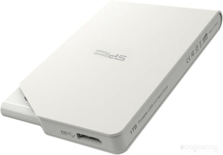 Внешний накопитель Silicon Power Stream S03 2TB White (SP020TBPHDS03S3W), фото 1