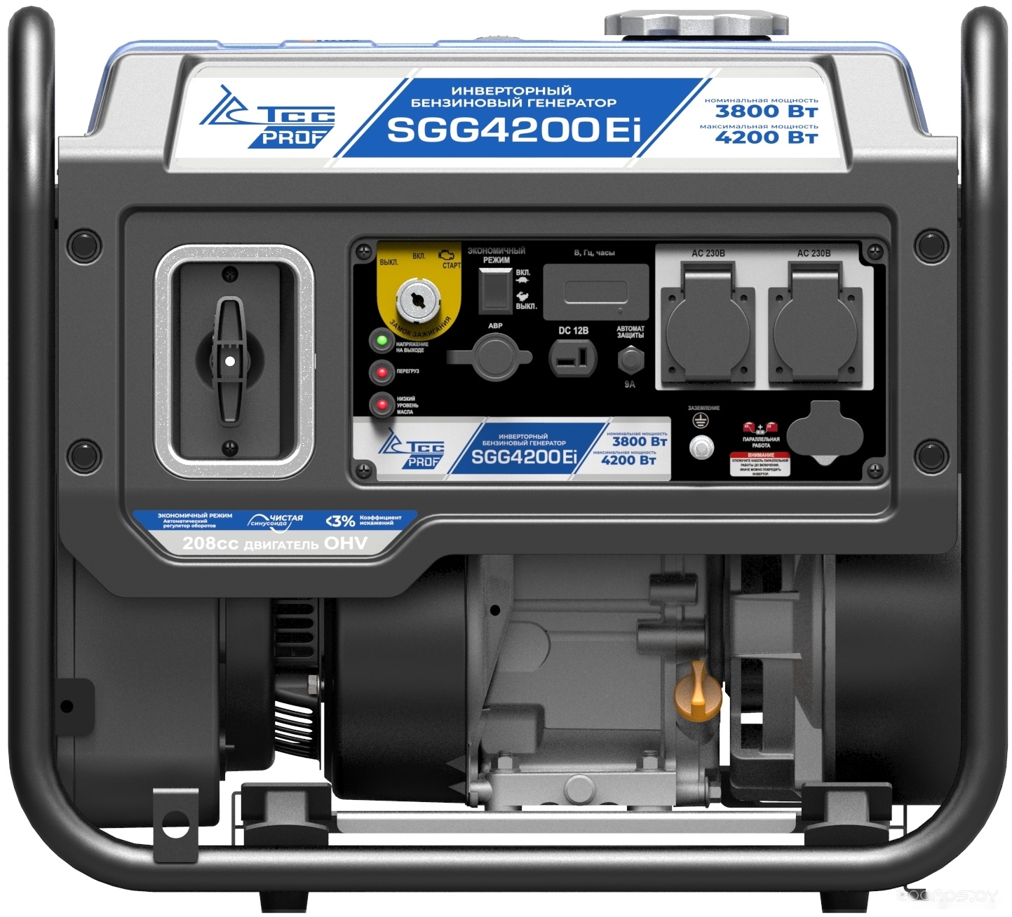 Бензиновый генератор ТСС SGG 4200EI, фото 8