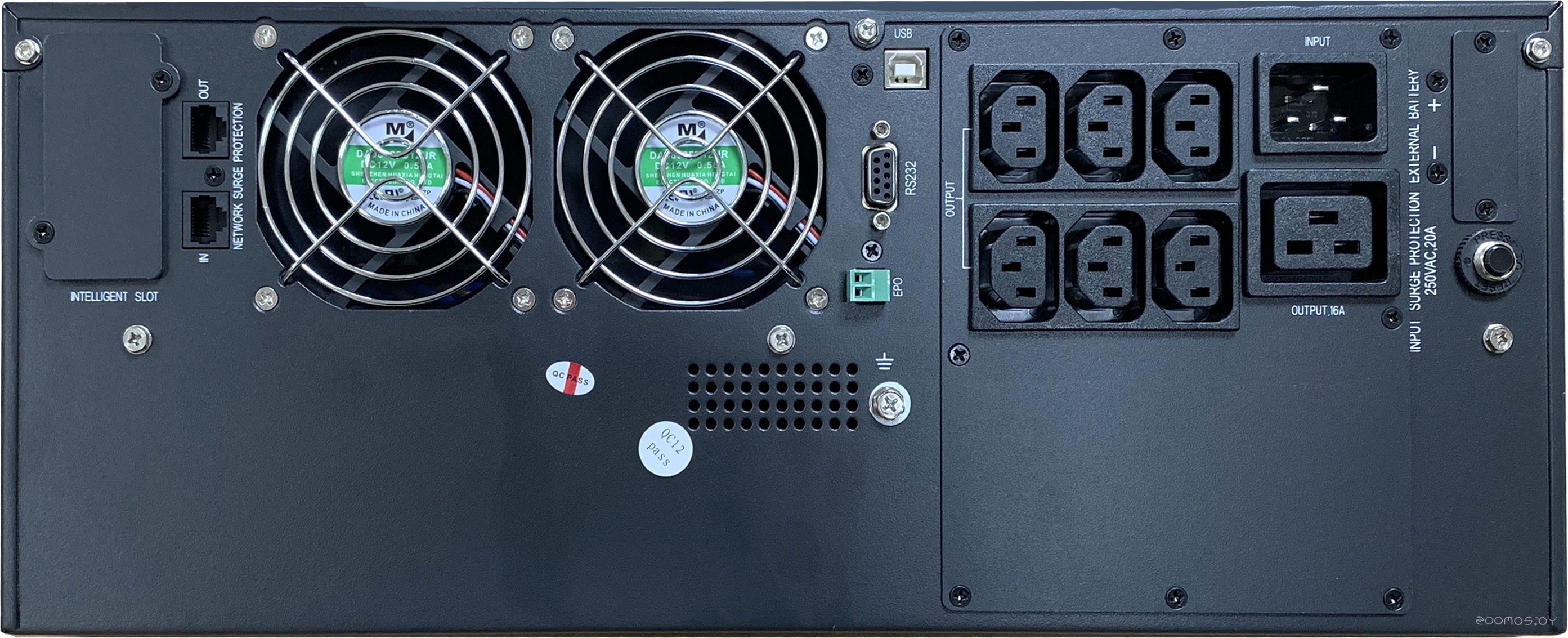 Источник бесперебойного питания SVC RT-3KL-LCD/A6, фото 3