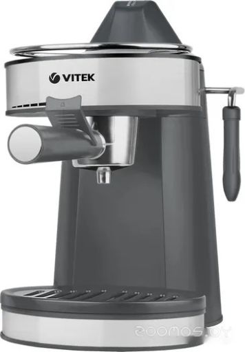 Рожковая бойлерная кофеварка Vitek VT-1524 (черный/серебристый), фото 1