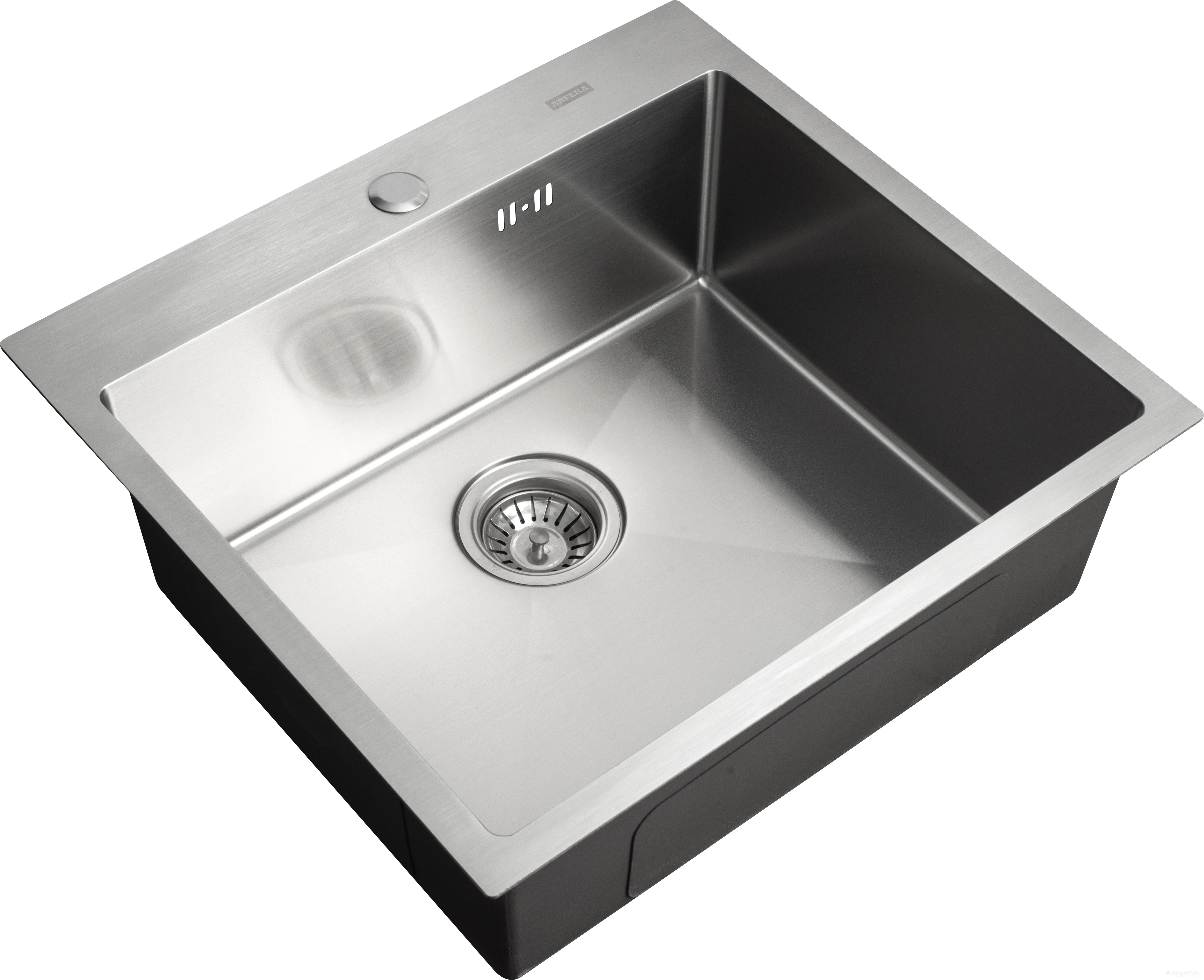 Кухонная мойка ARFEKA AF 500*505 Satin Nano, фото 13