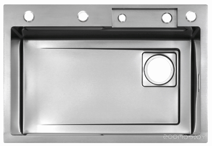 Кухонная мойка ARFEKA ECO AR 750*450 SATIN, фото 4