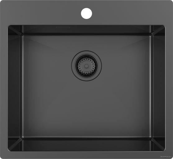 Кухонная мойка Zorg ZRN 5055 Premium PVD Gunblack