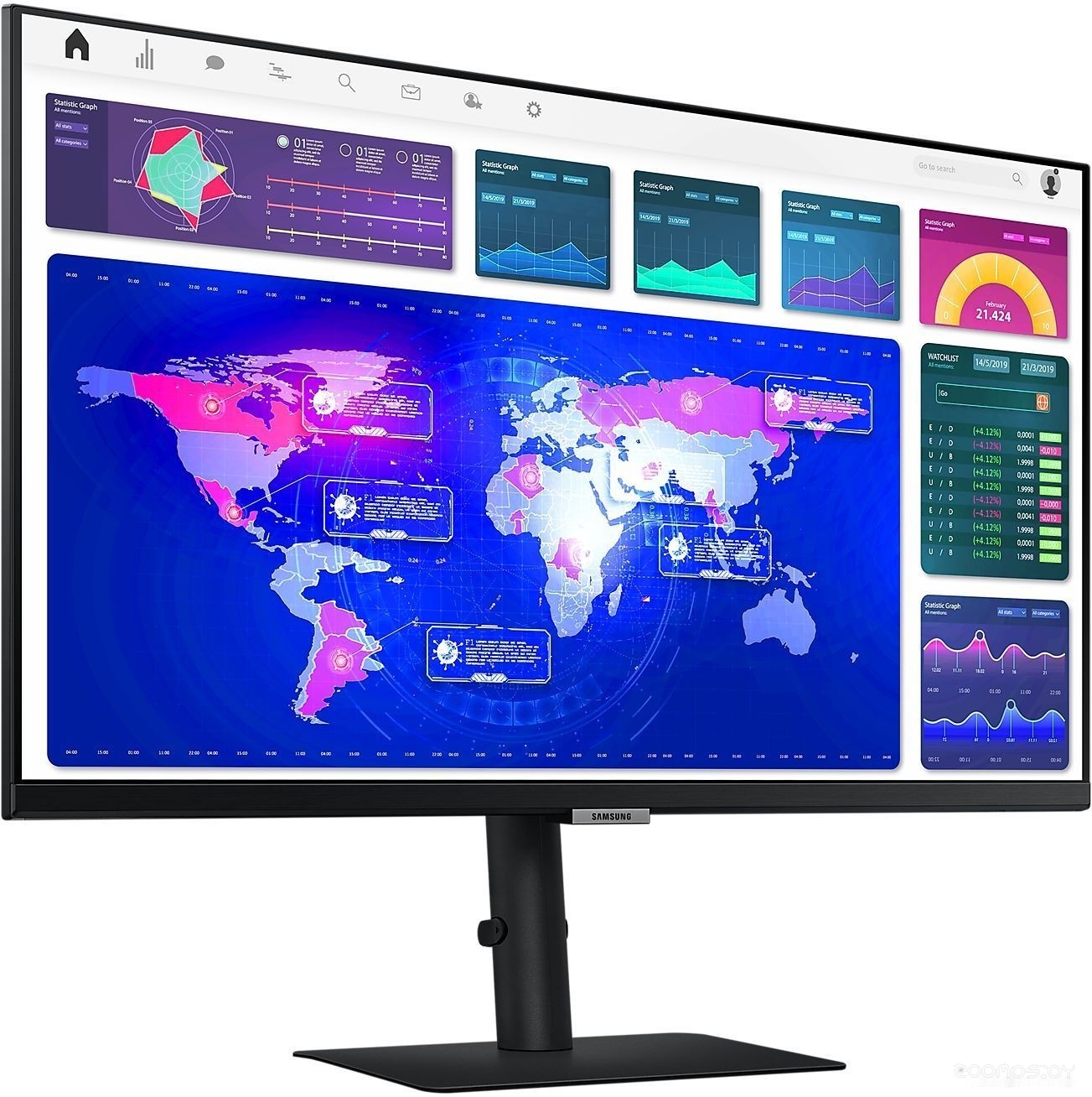 Монитор Samsung ViewFinity S60A LS27A600NAIXCI, фото 14