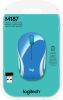 Мышь Logitech M187 (голубой)