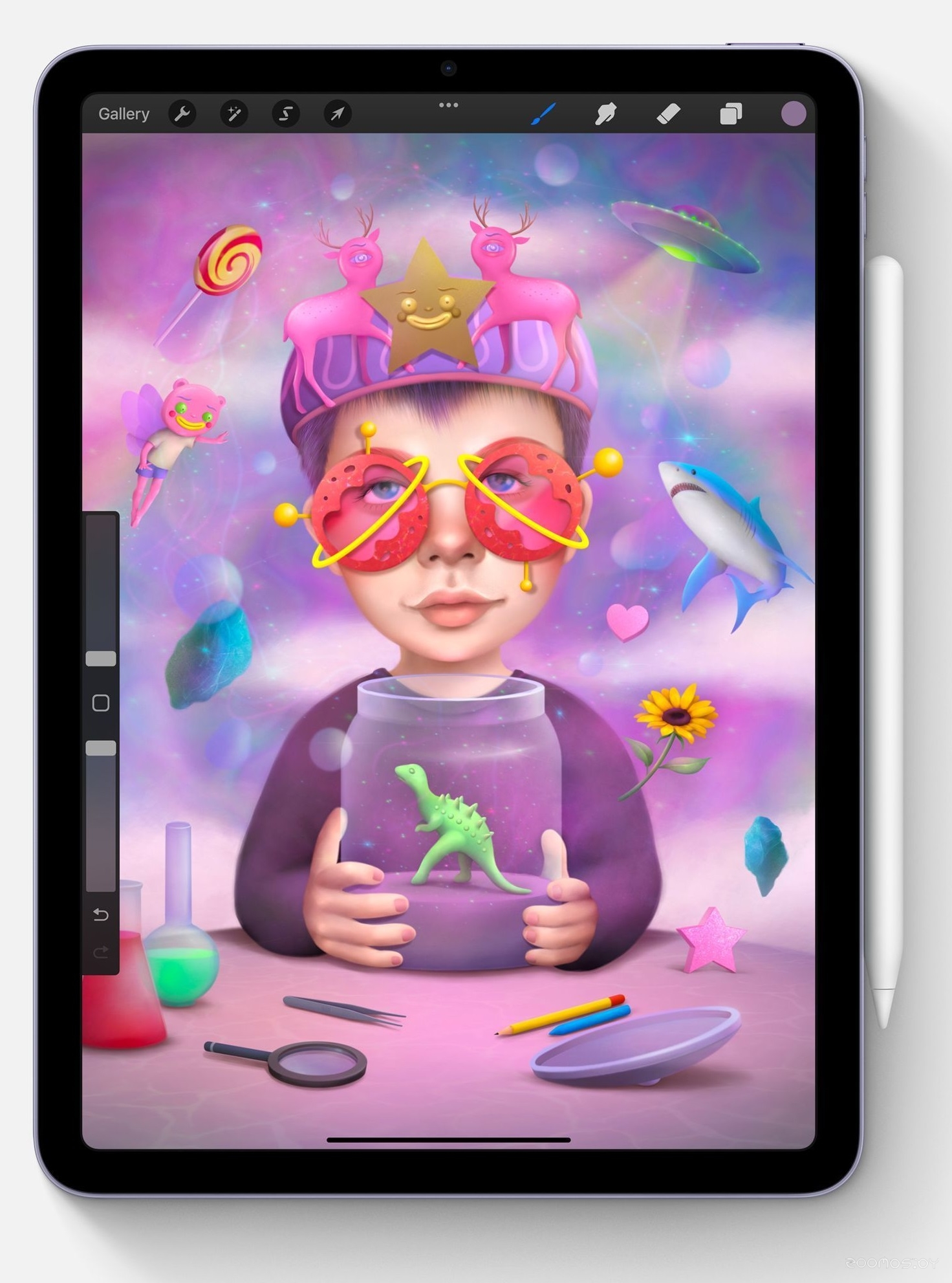 Планшет Apple iPad Air 2022 64GB (серый космос), фото 8