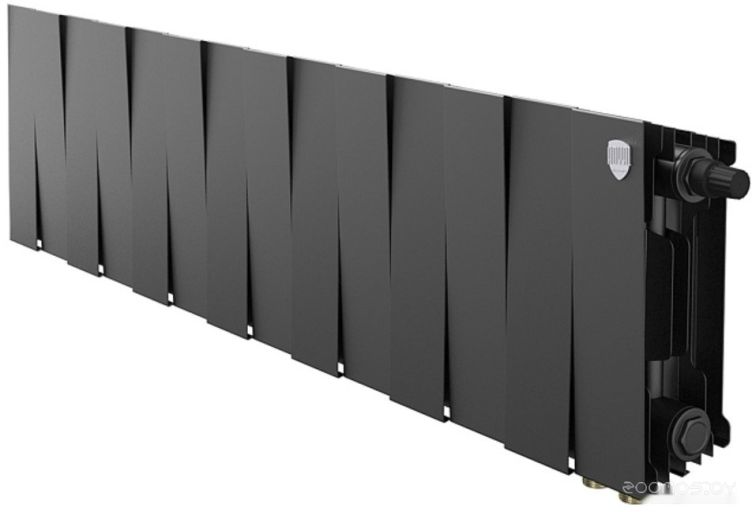 Биметаллический радиатор Royal Thermo PianoForte 200 Noir Sable VDR (14 секций)