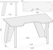 Геймерский стол Сокол КСТ-116 (белый/черный)