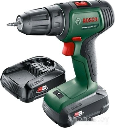 Дрель-шуруповерт Bosch UniversalDrill 18V 06039D4005 (с 1-м АКБ, кейс), фото 1