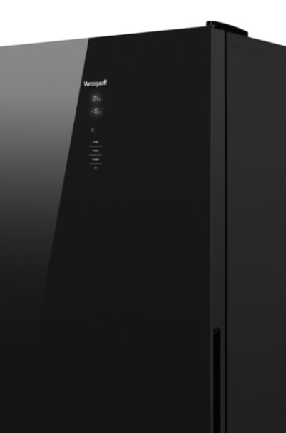Холодильник Weissgauff WRK 1850 D Full NoFrost Inverter Black Glass, фото 8