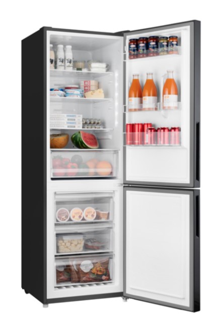 Холодильник Weissgauff WRK 1850 D Full NoFrost Inverter Black Glass, фото 4