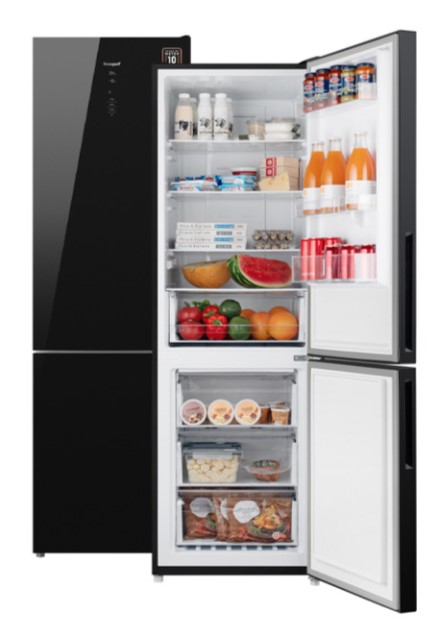 Холодильник Weissgauff WRK 1850 D Full NoFrost Inverter Black Glass, фото 2