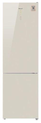 Холодильник Weissgauff WRK 2000 D Full NoFrost Inverter Beige Glass, фото 1