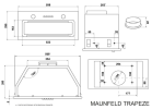Вытяжка Maunfeld Trapeze 601GG белый