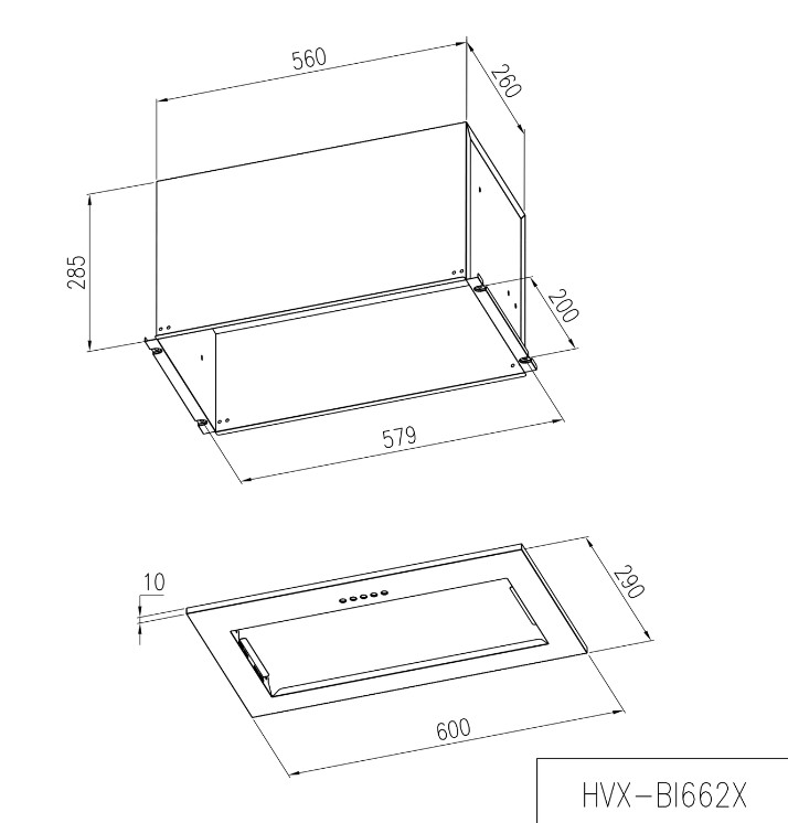 Вытяжка HAIER HVX-BI662X, фото 2