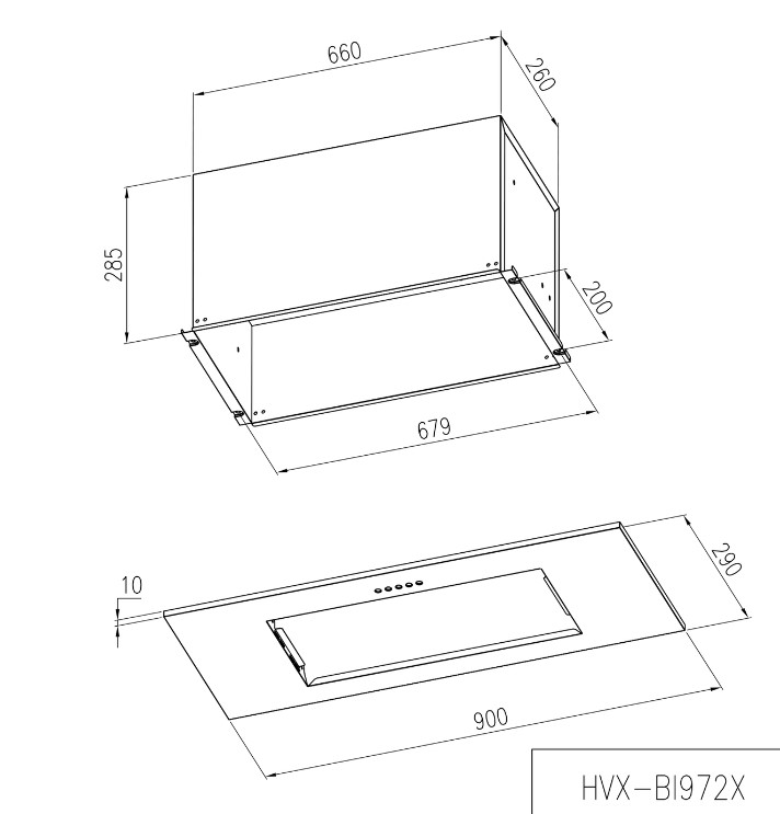 Вытяжка HAIER HVX-BI972X, фото 2