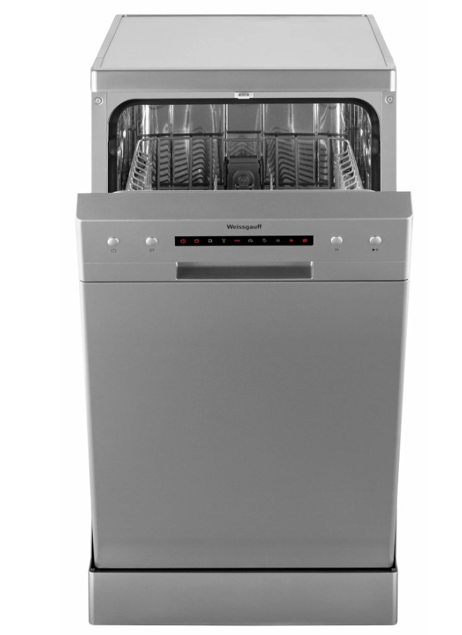 Отдельностоящая посудомоечная машина Weissgauff DW 4526 Silver, фото 2