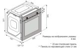 Электрический духовой шкаф ZorG Technology BE12 (серый)