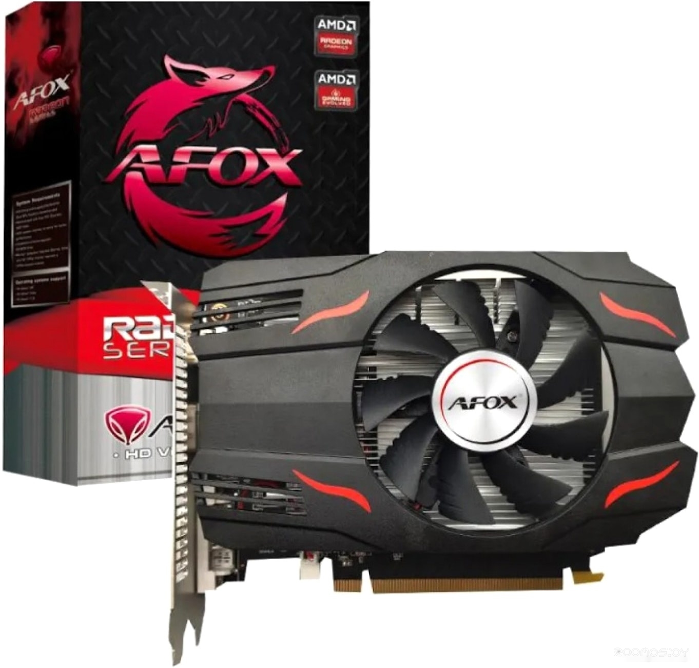 Видеокарта Afox Radeon RX 550 4GB GDDR5 AFRX550-4096D5H4-V4, фото 2