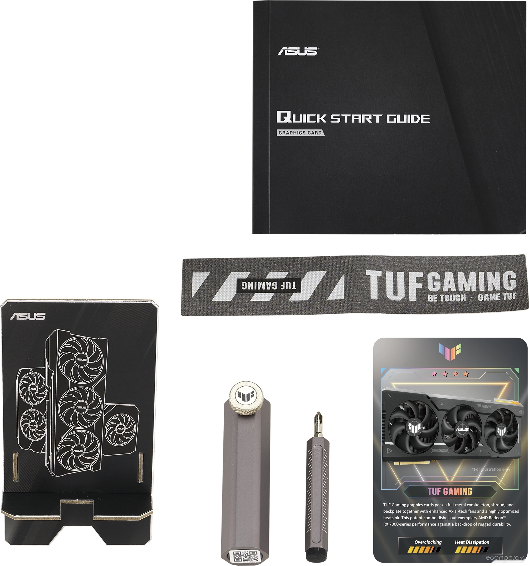 Видеокарта Asus TUF Gaming Radeon RX 7800 XT OC Edition 16GB GDDR6 TUF-RX7800XT-O16G-GAMING, фото 6