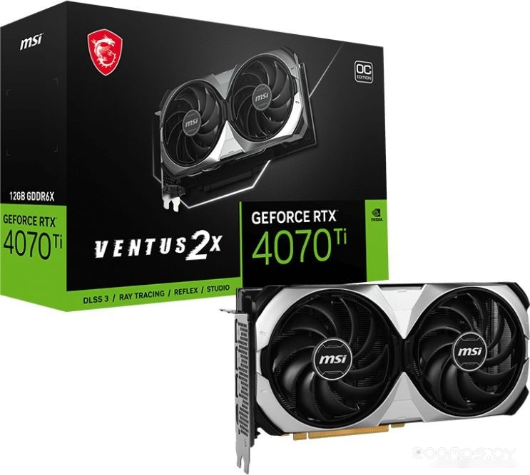 Видеокарта MSI GeForce RTX 4070 Ti Ventus 2X 12G OC, фото 5