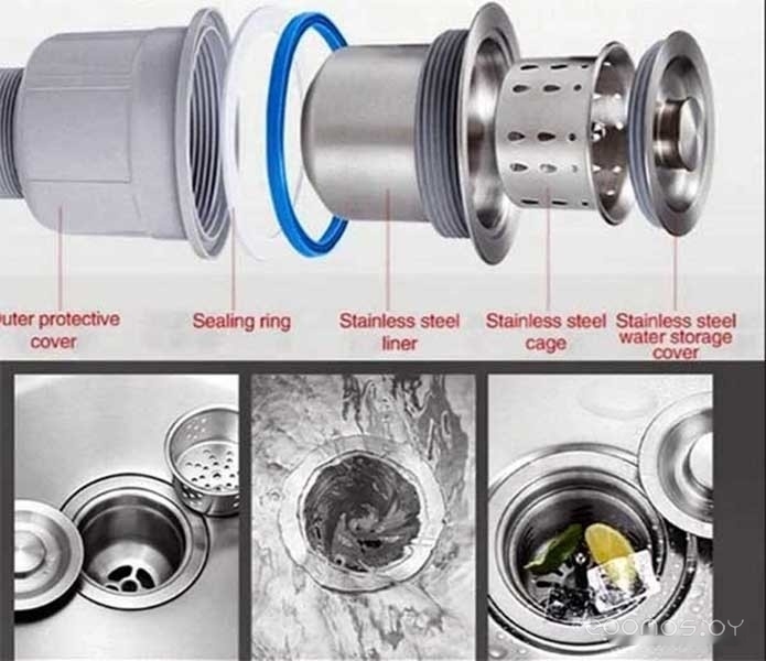 Кухонная мойка Roxen Vespa 560230-60RB, фото 13