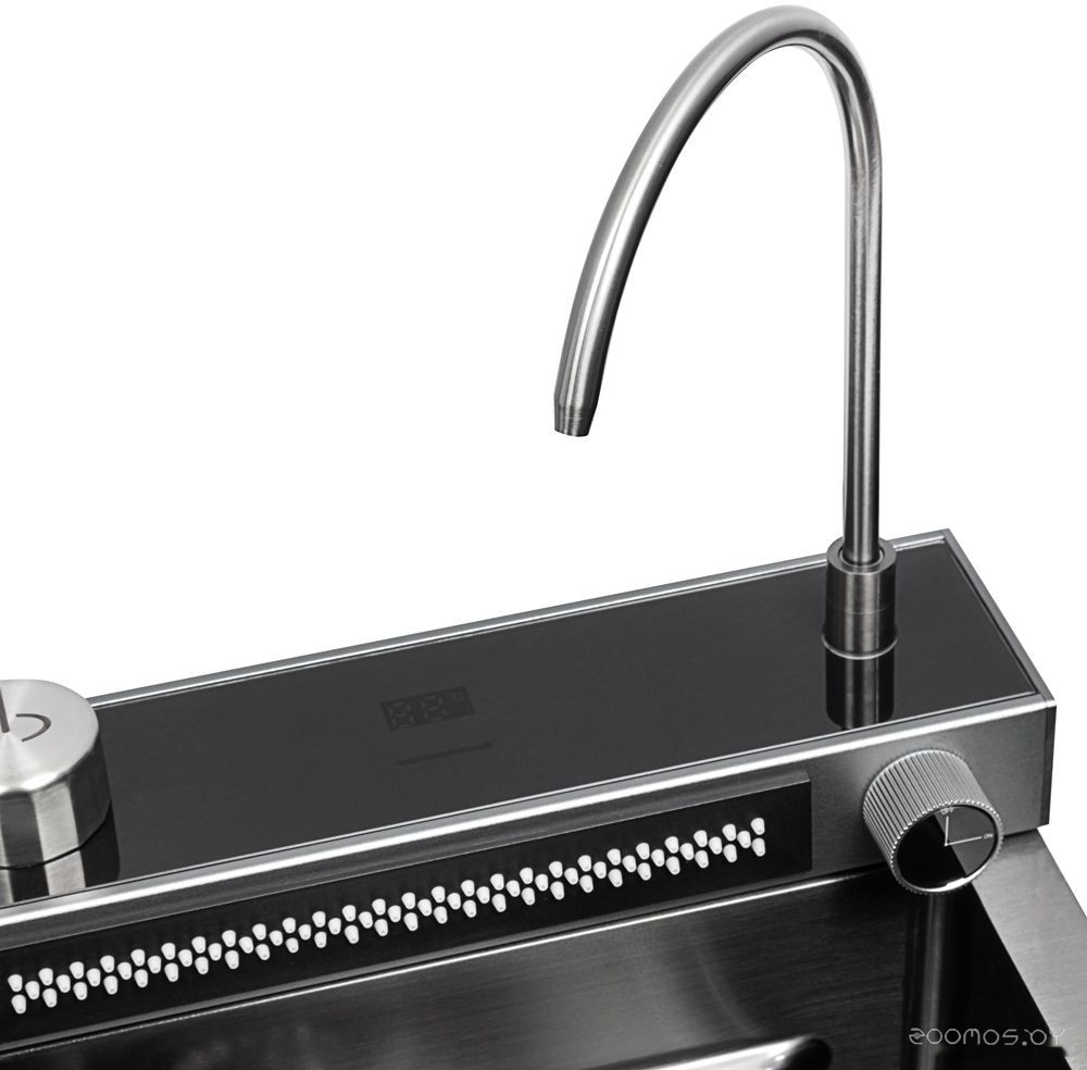 Кухонная мойка ARFEKA ECO AR 750*450 Black PVD Nano, фото 10