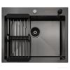 Кухонная мойка ARFEKA ECO AR 600*500, коландер, дозатор BLACK DECOR