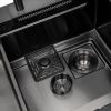 Кухонная мойка ARFEKA ECO AR 680*450 Black PVD Nano (со смесителем)