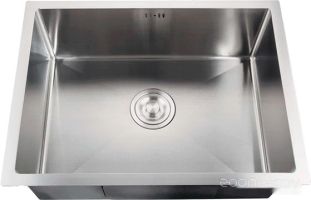 Кухонная мойка GranFest Metal нержавеющая сталь AISI 304 GF-5344 (с сифоном)