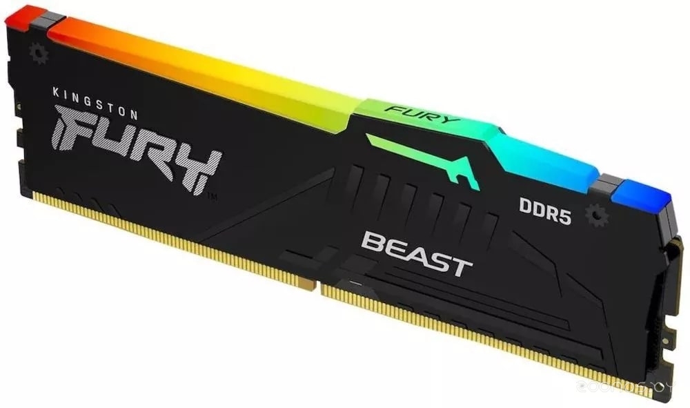 Оперативная память Kingston FURY Beast RGB 16ГБ DDR5 5200 МГц KF552C40BBA-16, фото 2