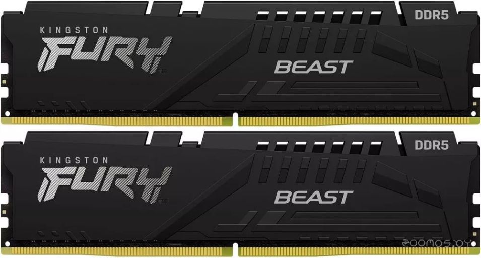 Оперативная память Kingston FURY Beast 2x8ГБ DDR5 4800МГц KF548C38BBK2-16, фото 1
