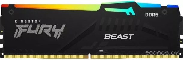 Оперативная память Kingston FURY Beast RGB 16ГБ DDR5 5200 МГц KF552C40BBA-16