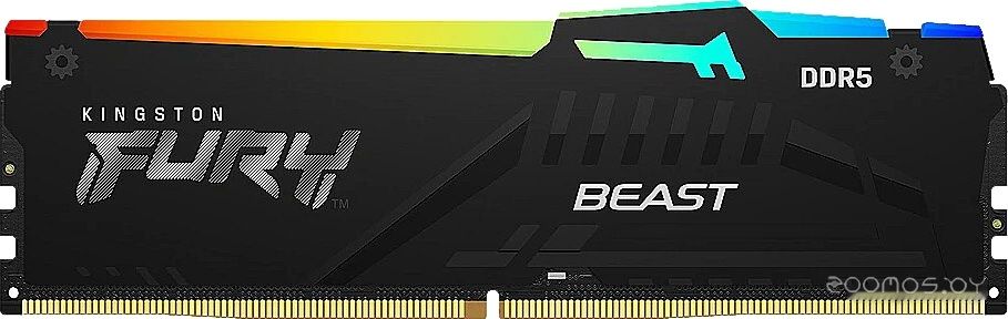Оперативная память Kingston FURY Beast RGB 16ГБ DDR5 5600 МГц KF556C40BBA-16