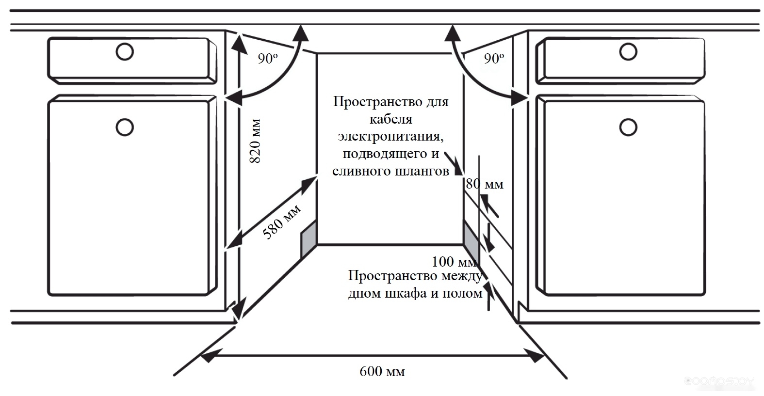 Встраиваемая посудомоечная машина Weissgauff BDW 6136 D Info Led, фото 10