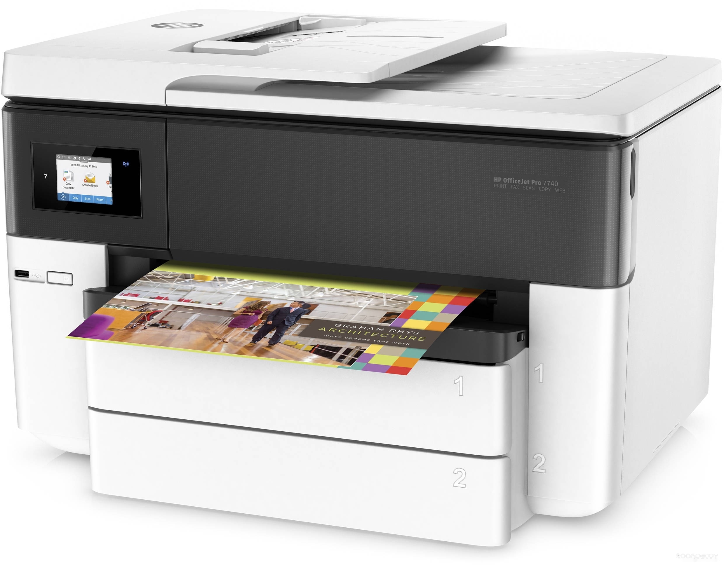 МФУ HP OfficeJet Pro 7740 [G5J38A], фото 2