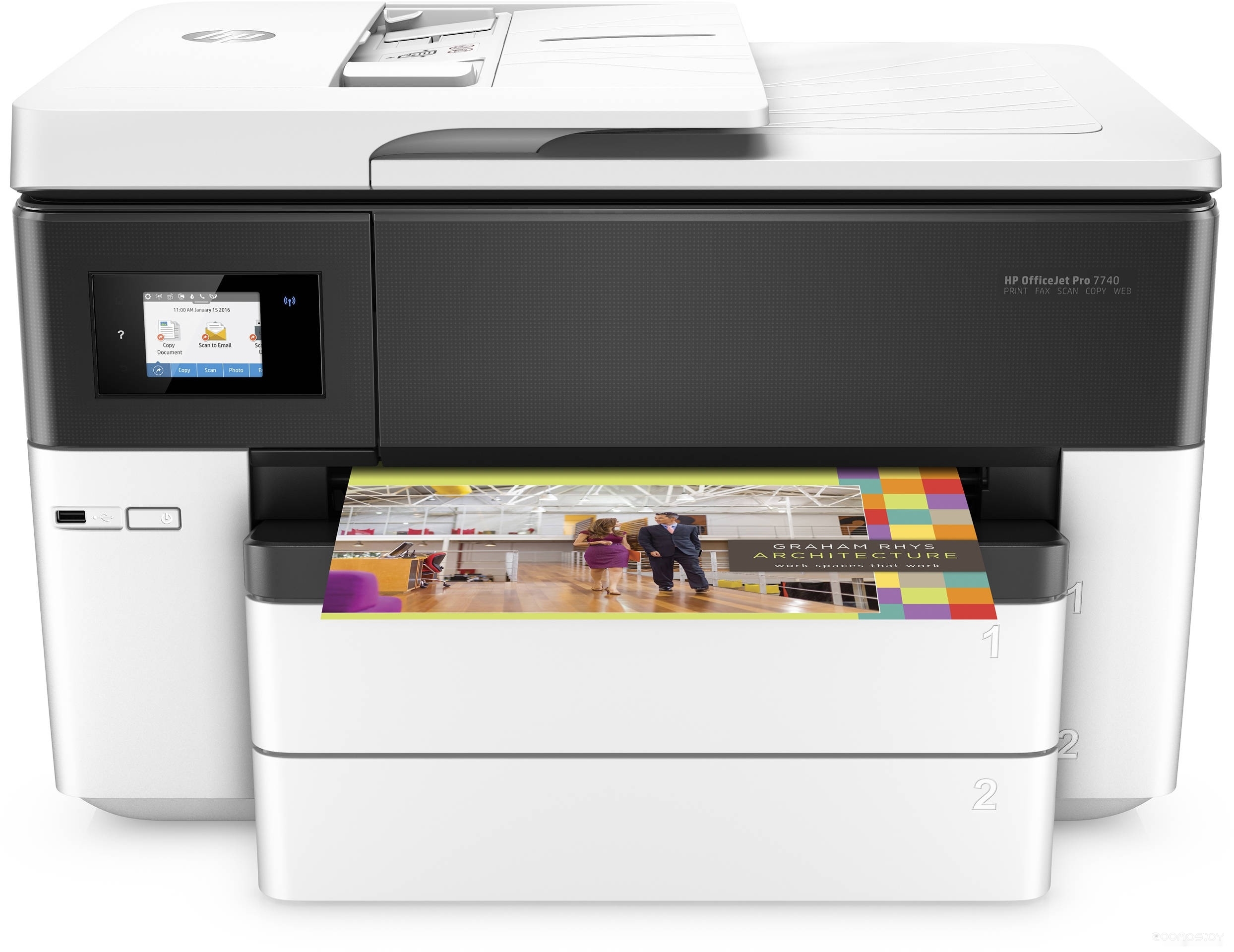 МФУ HP OfficeJet Pro 7740 [G5J38A], фото 3