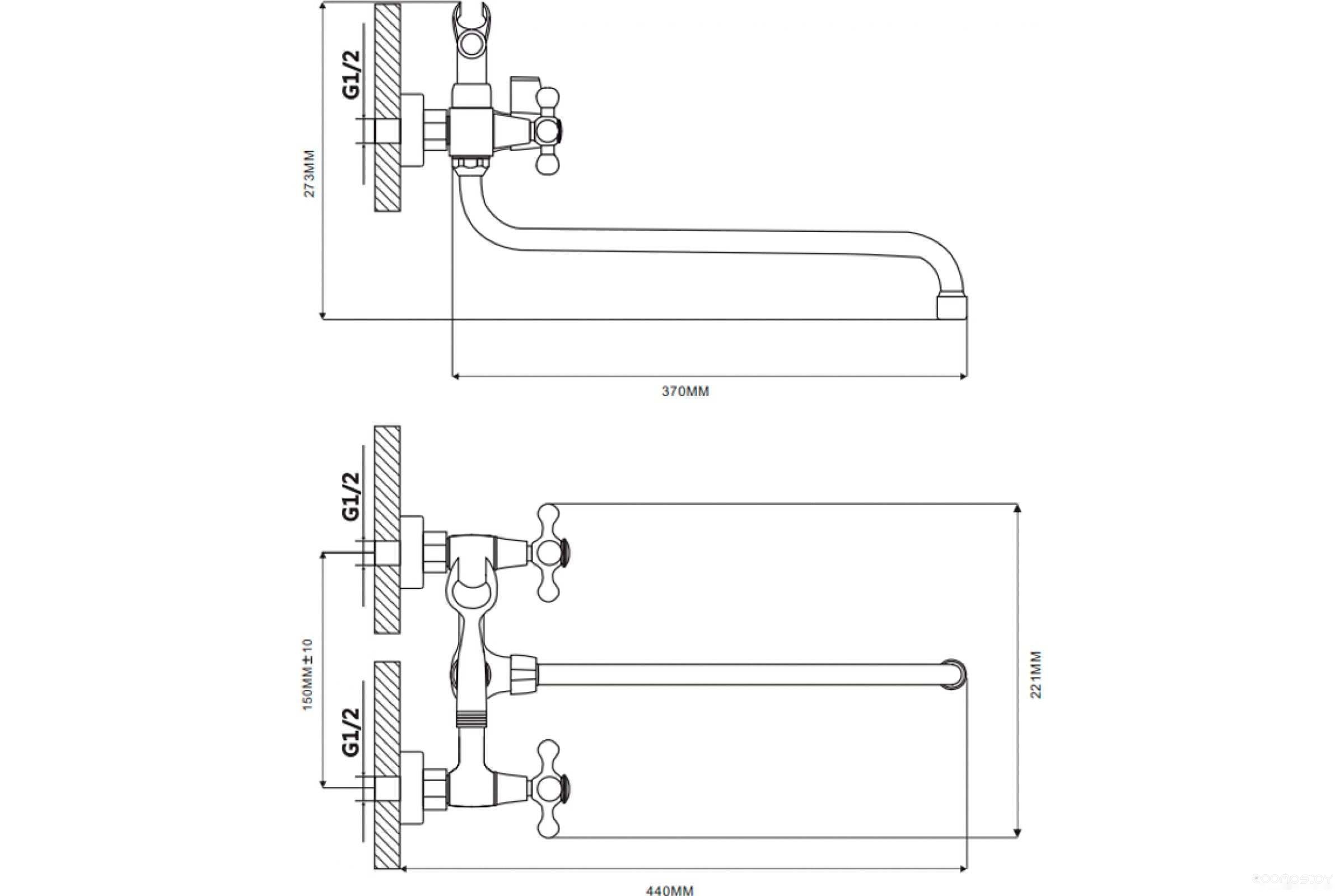 Смеситель Ekko E26019-2, фото 5