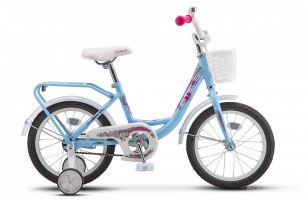 Детский велосипед Stels Flyte Lady 16 Z011 (голубой, 2022)