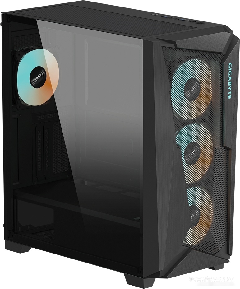 Корпус Gigabyte C301 Glass (черный), фото 5