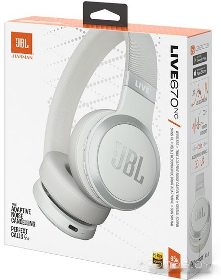 Наушники JBL Live 670NC (белый), фото 11