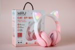 Наушники Miru Cat EP-W10 (розовый) + Defender Enjoy S600