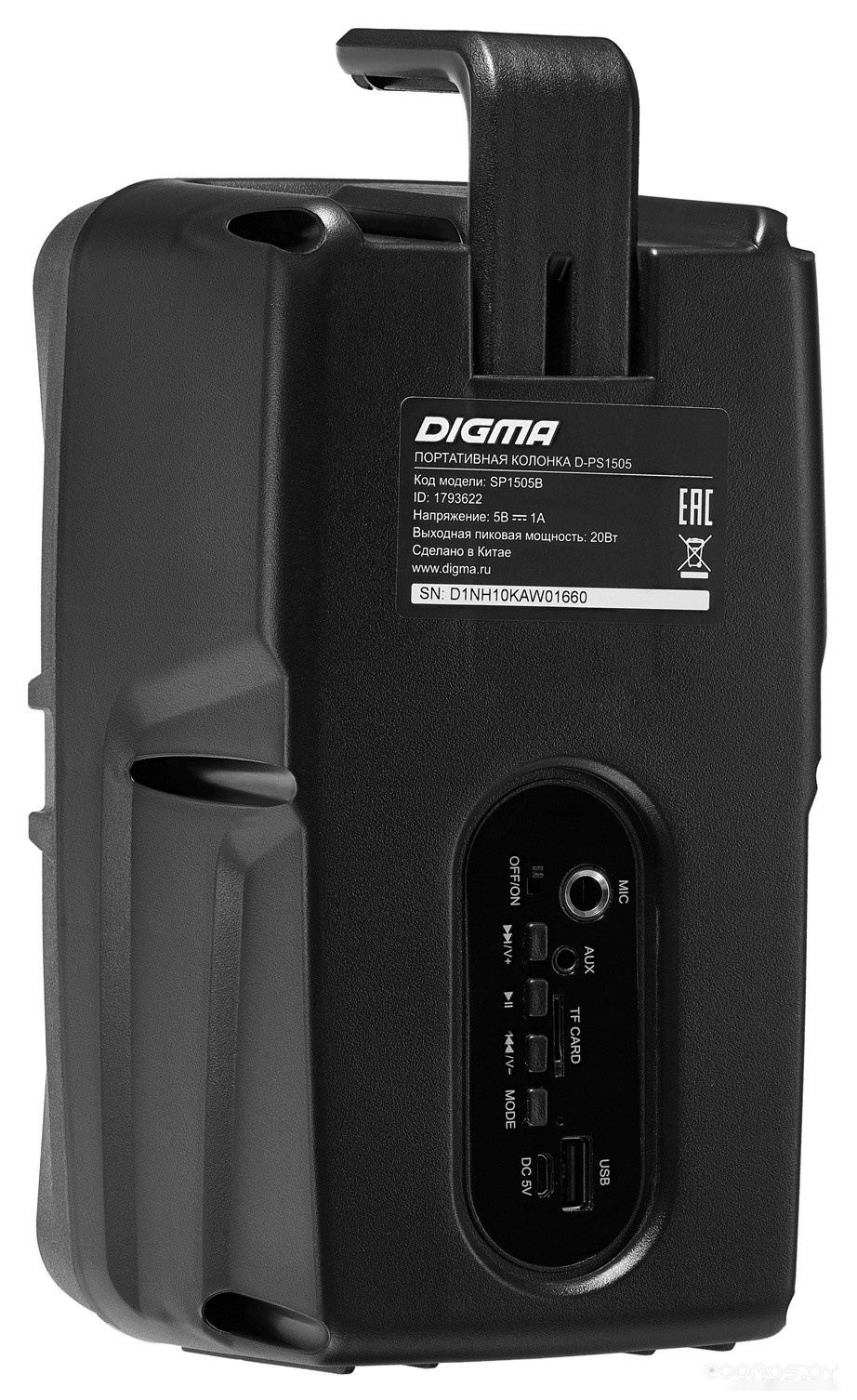 Беспроводная колонка DIGMA D-PS1505, фото 8