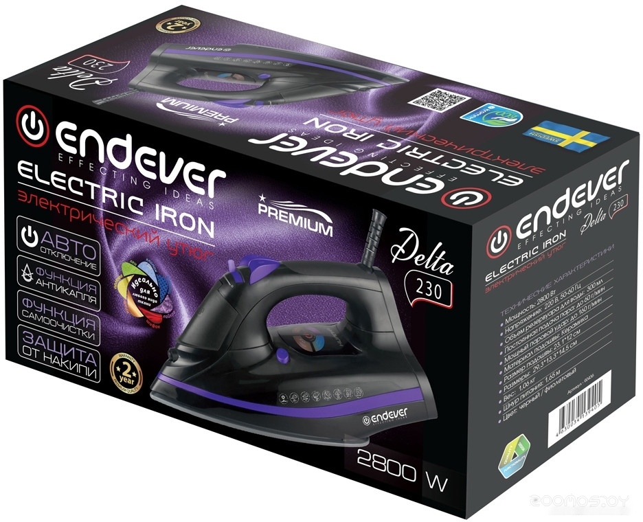 Утюг Endever Delta-230, фото 6