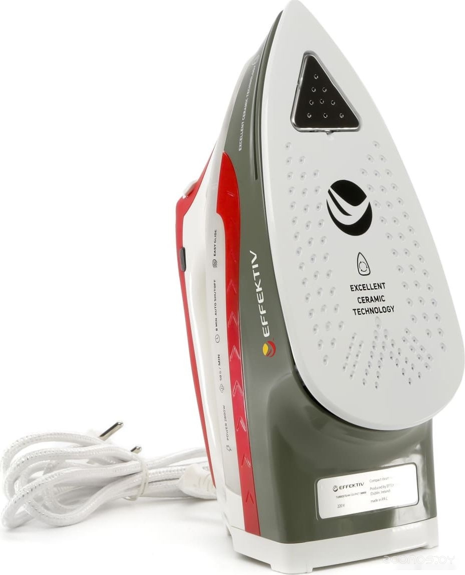 Утюг Effektiv Turbosteam 3000Х (красный), фото 2