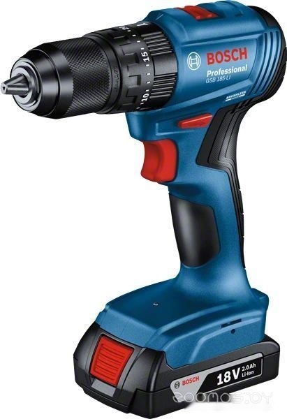 Ударная дрель-шуруповерт Bosch GSB 185-LI Professional 06019K3103 (без АКБ, кейс), фото 2