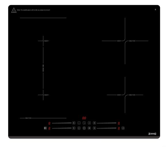 Варочная панель Zorg INO62 (черный)