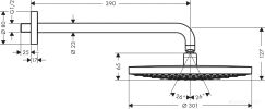 Душевая система Hansgrohe Raindance Select S 300 2jet [27378000]